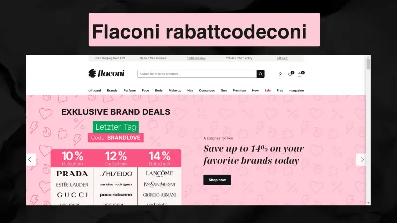 Flaconi-rabatt